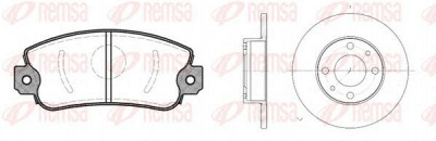 REMSA 837200 -  Комплект тормозов, дисковый тормозной механизм