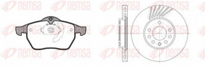 REMSA 839002 -  Комплект тормозов, дисковый тормозной механизм