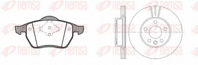REMSA 839004 -  Комплект тормозов, дисковый тормозной механизм