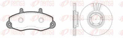 REMSA 839100 -  Комплект тормозов, дисковый тормозной механизм