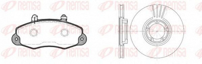 REMSA 839101 -  Комплект тормозов, дисковый тормозной механизм