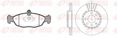 REMSA 839303 -  Комплект тормозов, дисковый тормозной механизм