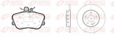 REMSA 844500 -  Комплект тормозов, дисковый тормозной механизм