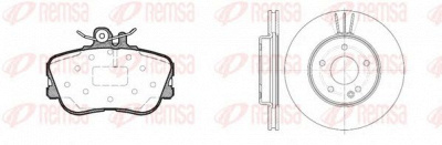 REMSA 844502 -  Комплект тормозов, дисковый тормозной механизм