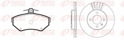 REMSA 863100 -  Комплект тормозов, дисковый тормозной механизм