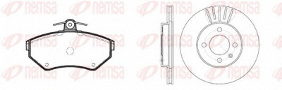 REMSA 863101 -  Комплект тормозов, дисковый тормозной механизм