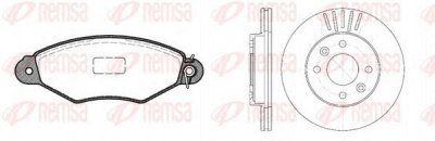 REMSA 864301 -  Комплект тормозов, дисковый тормозной механизм