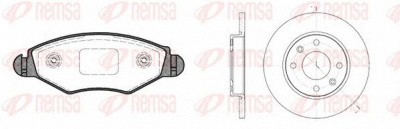 REMSA 864304 -  Комплект тормозов, дисковый тормозной механизм