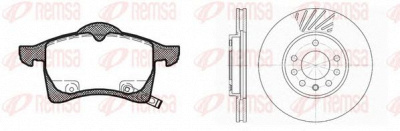 REMSA 868300 -  Комплект тормозов, дисковый тормозной механизм