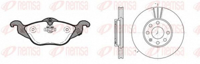 REMSA 868400 -  Комплект тормозов, дисковый тормозной механизм