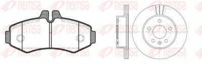 REMSA 870100 -  Комплект тормозов, дисковый тормозной механизм