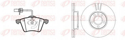 REMSA 872100 -  Комплект тормозов, дисковый тормозной механизм