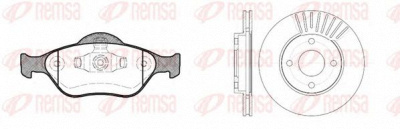 REMSA 876600 -  Комплект тормозов, дисковый тормозной механизм