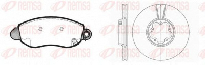 REMSA 877200 -  Комплект тормозов, дисковый тормозной механизм