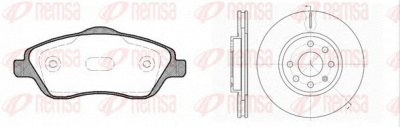 REMSA 877403 -  Комплект тормозов, дисковый тормозной механизм