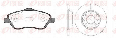 REMSA 877406 -  Комплект тормозов, дисковый тормозной механизм