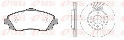REMSA 877407 -  Комплект тормозов, дисковый тормозной механизм