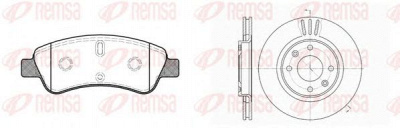 REMSA 884000 -  Комплект тормозов, дисковый тормозной механизм