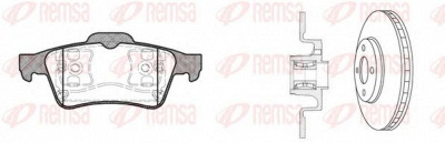 REMSA 884221 -  Комплект тормозов, дисковый тормозной механизм