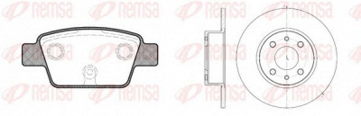 REMSA 886100 -  Комплект тормозов, дисковый тормозной механизм