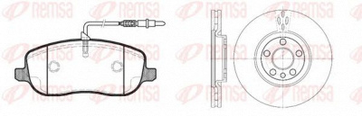 REMSA 887900 -  Комплект тормозов, дисковый тормозной механизм