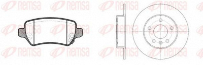 REMSA 895700 -  Комплект тормозов, дисковый тормозной механизм