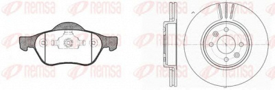 REMSA 896201 -  Комплект тормозов, дисковый тормозной механизм
