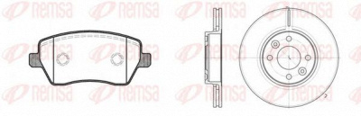REMSA 898700 -  Комплект тормозов, дисковый тормозной механизм