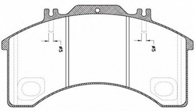 REMSA jca49700 -  Комплект тормозных колодок, дисковый тормоз