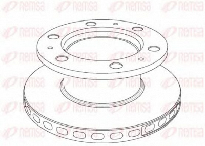 REMSA nca101820 -  Тормозной диск