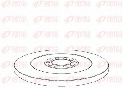 REMSA nca103110 -  Тормозной диск