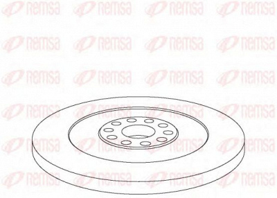 REMSA nca103210 -  Тормозной диск