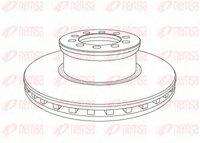 REMSA nca105320 -  Тормозной диск
