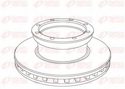 REMSA nca105420 -  Тормозной диск