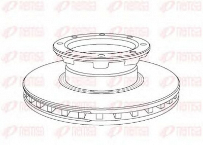 REMSA nca105720 -  Тормозной диск