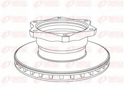 REMSA nca105820 -  Тормозной диск