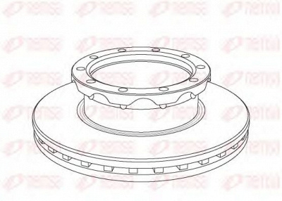 REMSA nca106220 -  Тормозной диск