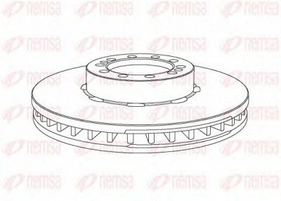 REMSA nca106720 -  Тормозной диск