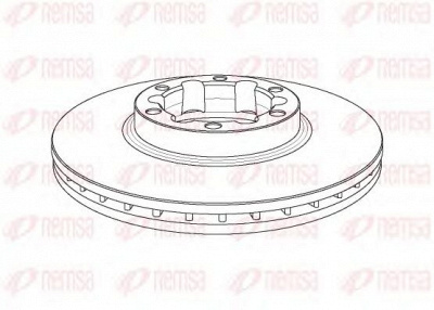 REMSA nca115020 -  Тормозной диск