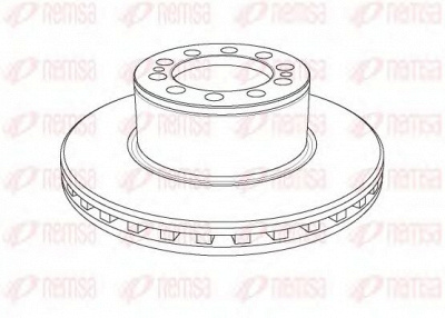 REMSA nca115720 -  Тормозной диск