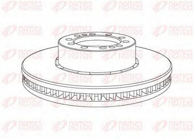 REMSA nca116920 -  Тормозной диск