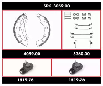 REMSA spk305900 -  Комплект тормозов, барабанный тормозной механизм