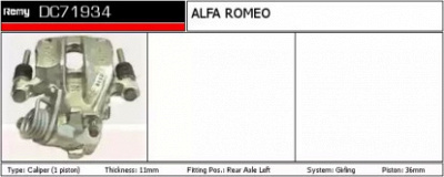 REMY dc71934 -  Тормозной суппорт