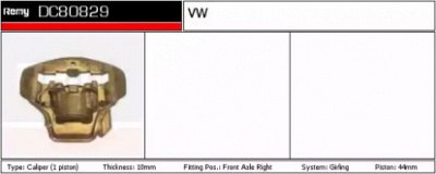 REMY dc80829 -  Тормозной суппорт