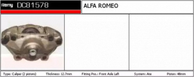 REMY dc81578 -  Тормозной суппорт