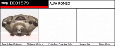 REMY dc81579 -  Тормозной суппорт