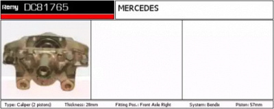 REMY dc81765 -  Тормозной суппорт