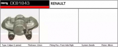 REMY dc81843 -  Тормозной суппорт