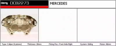 REMY dc82273 -  Тормозной суппорт