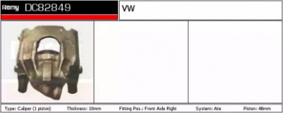 REMY dc82849 -  Тормозной суппорт